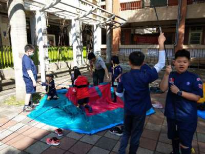 1100224童軍第一次團集會（蒙古包帳篷搭建+戲劇表演劇本創作）